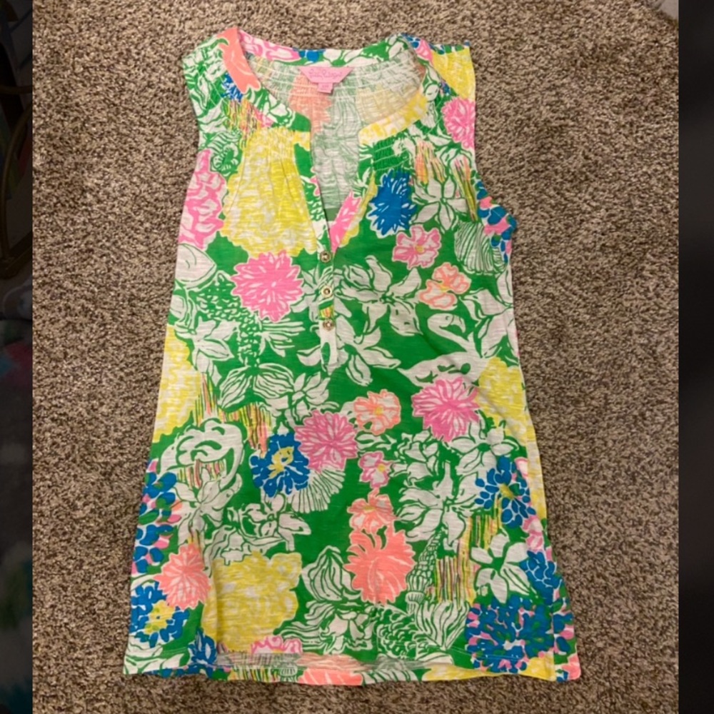 Women’s Lilly Pulitzer sleeveless cotton top size XXS